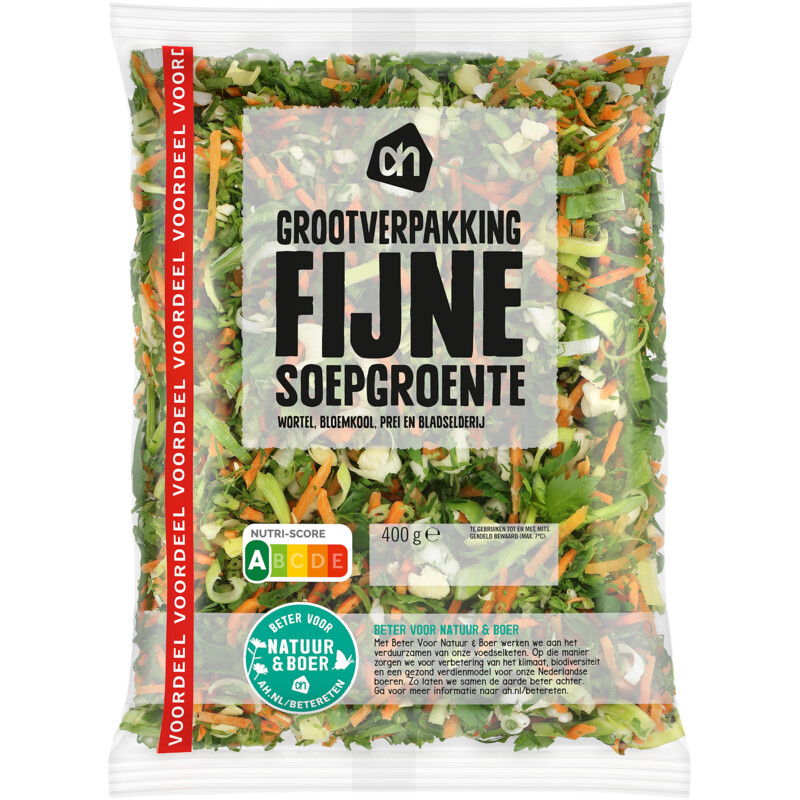 AH Fijne soepgroente grootverpakking