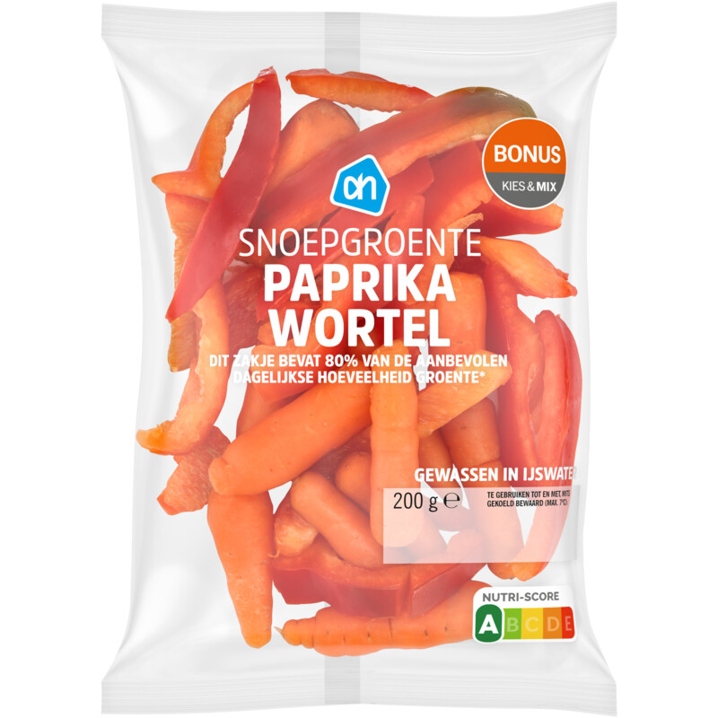 AH Snoepgroente paprika wortel