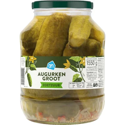 AH Augurken groot zoetzuur