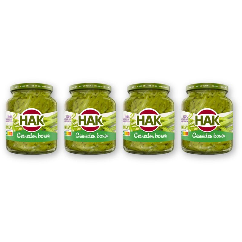 Hak Gesneden bonen 4-pack