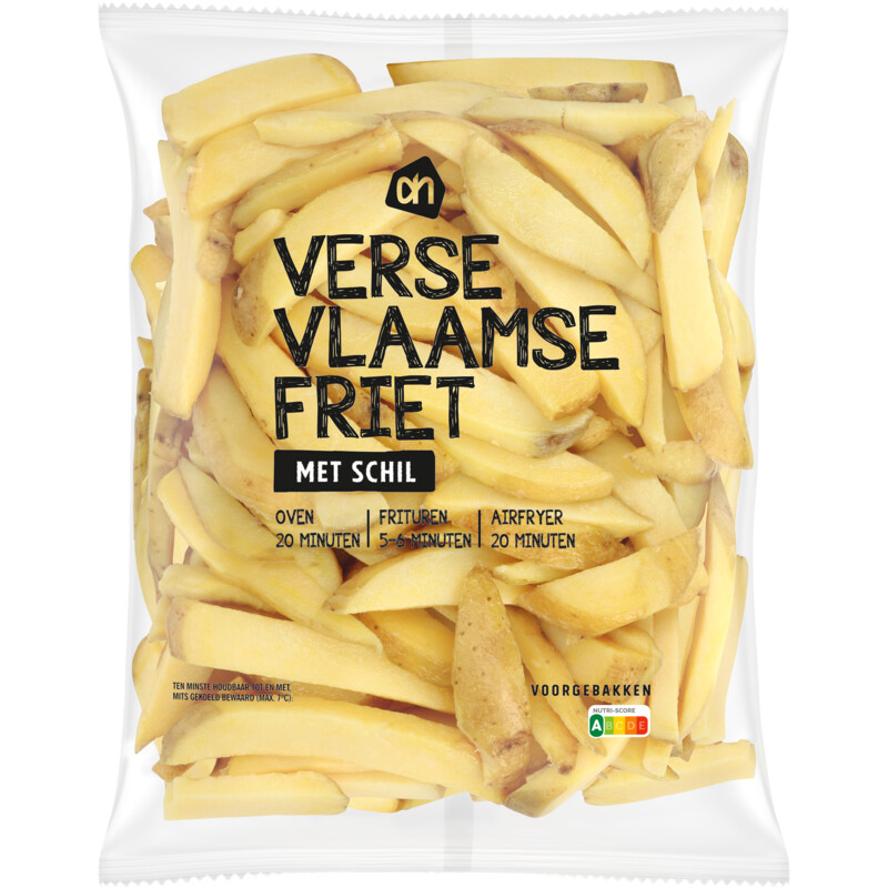 AH Verse Vlaamse friet met schil