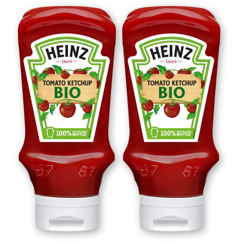 Heinz Tomato ketchup biologisch 2-pack