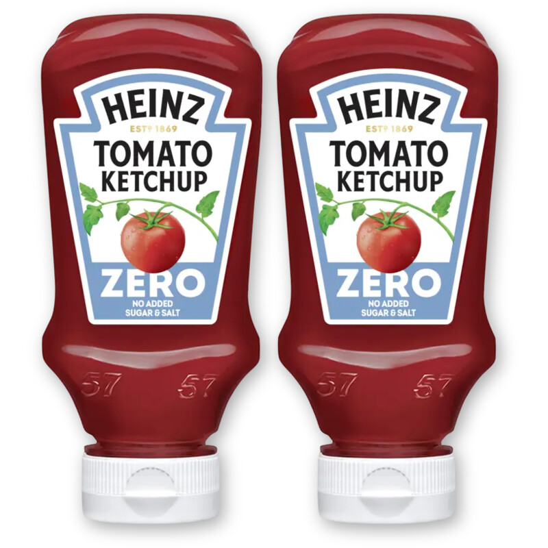 Heinz Tomato ketchup zero 2-pack