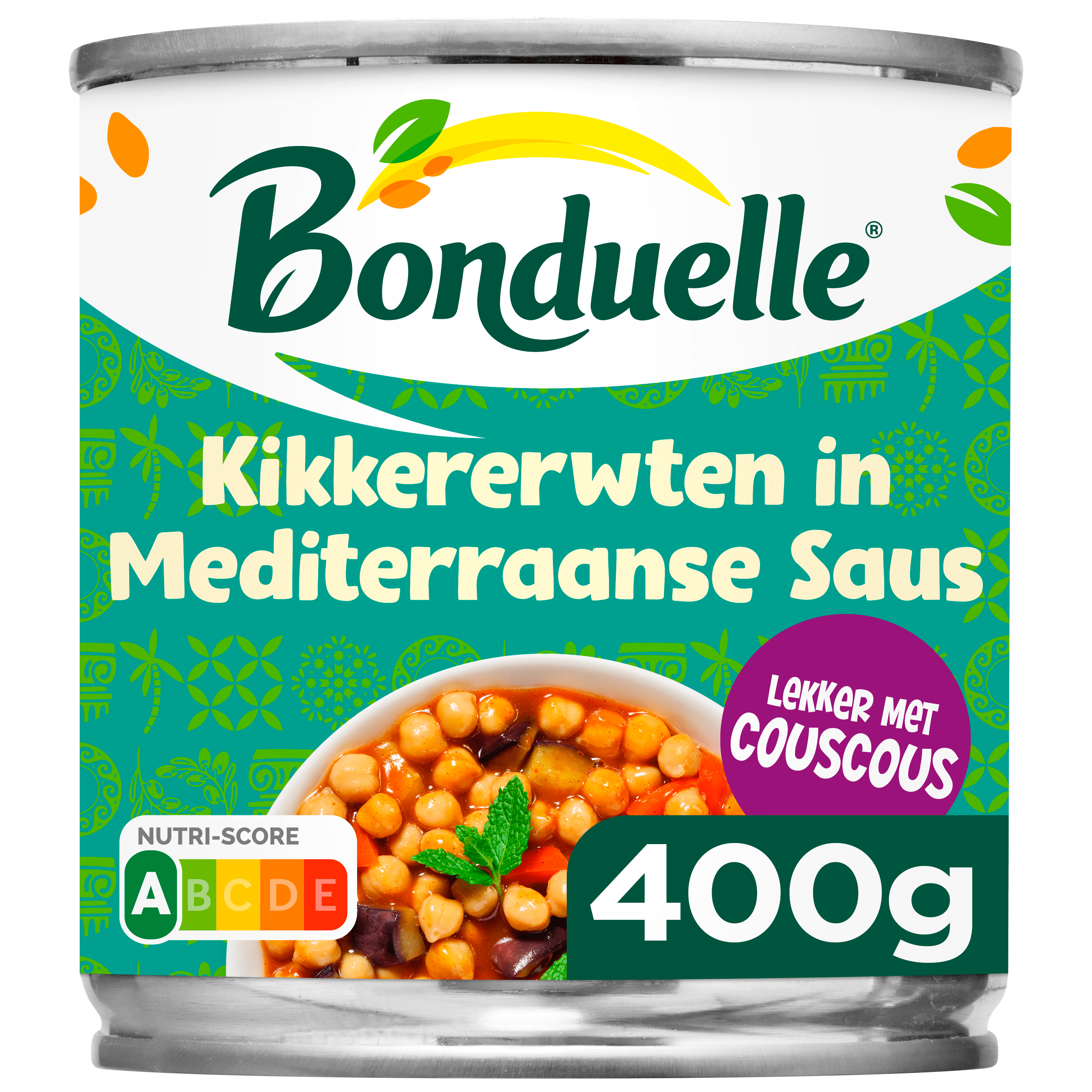 Bonduelle Kikkererwten in Mediterraanse saus
