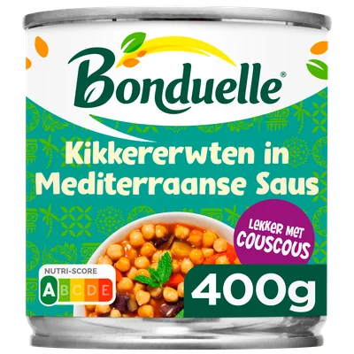 Bonduelle Kikkererwten in Mediterraanse saus