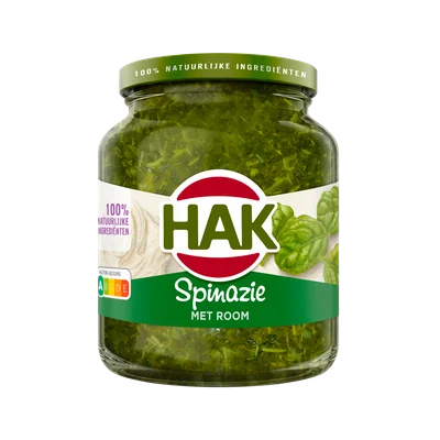 Hak Spinazie met room