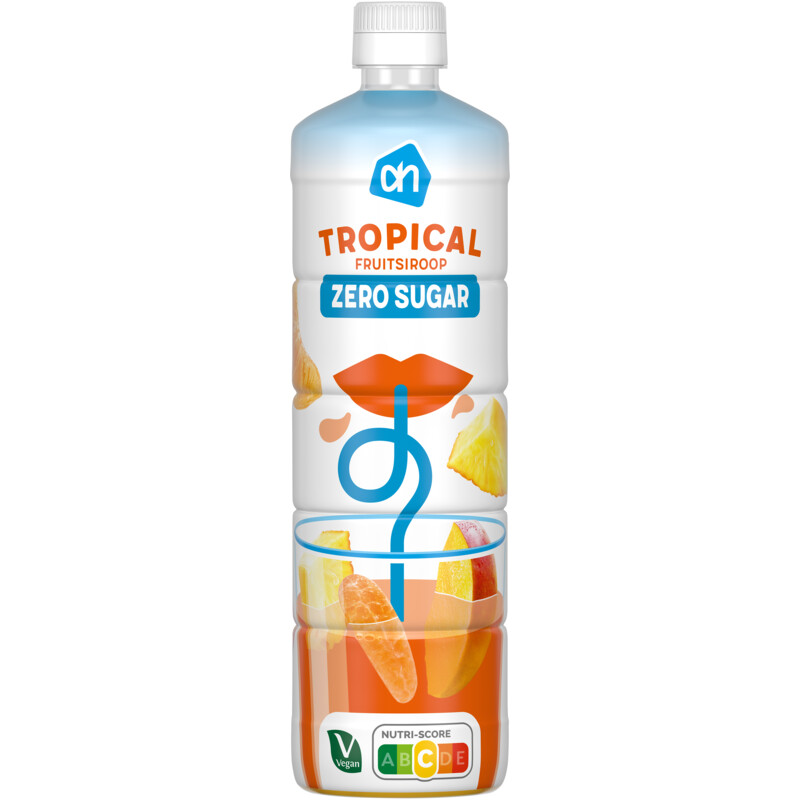 AH Siroop tropical 0% suiker toegevoegd