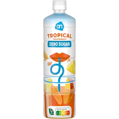 AH Siroop tropical 0% suiker toegevoegd