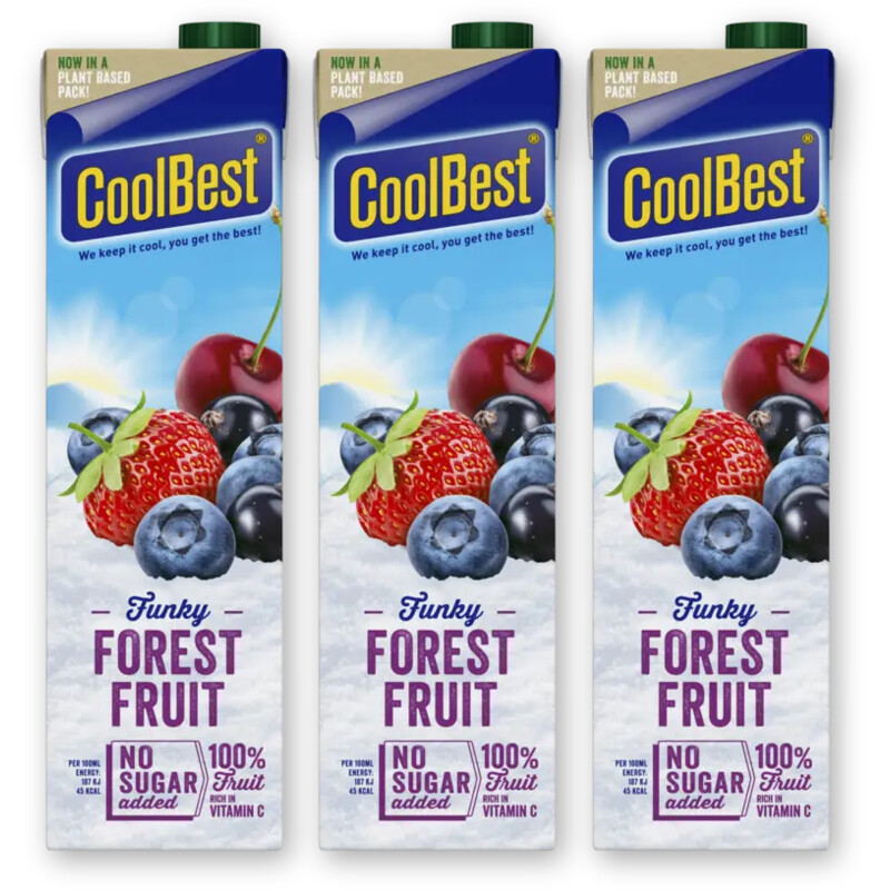 CoolBest Funky forest fruit 3-pack