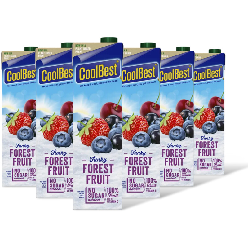 CoolBest Funky forest fruit 6-pack