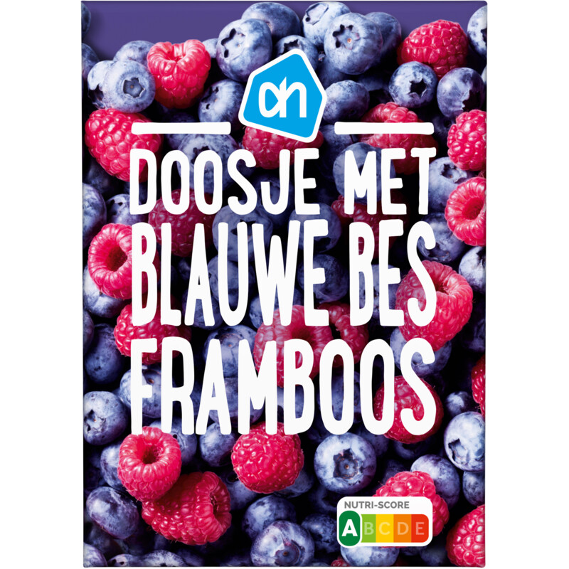 AH Doosje met blauwe bes framboos
