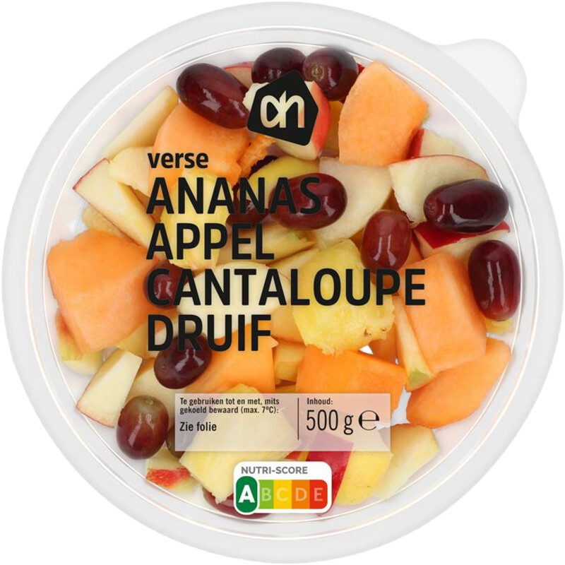 AH Ananas, appel, cantaloupe, druif