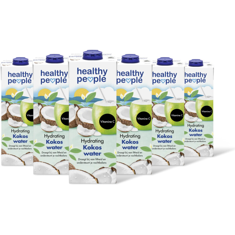 Healthy people Kokoswater 6-pack