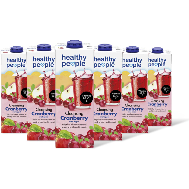 Healthy people Cranberry 6-pack