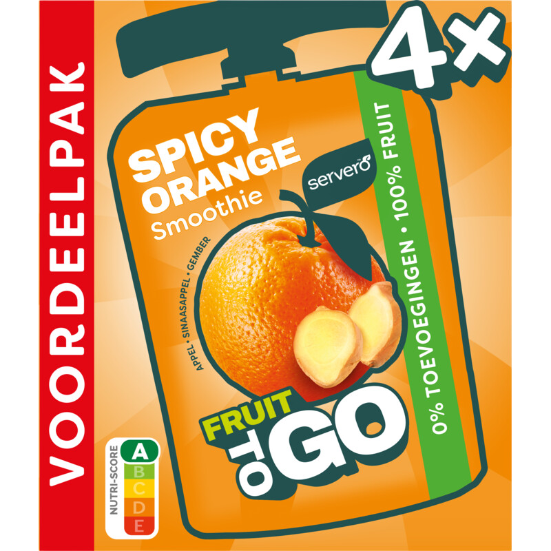 Servero Fruit to go spicy orange voordeelpak