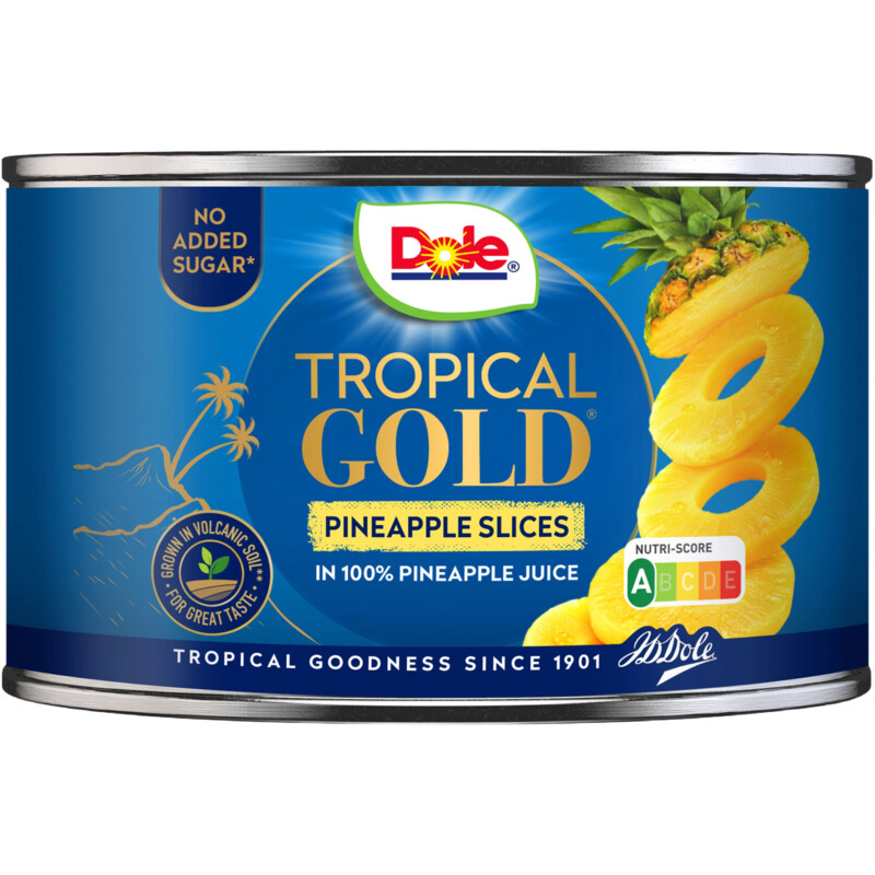 Dole Tropical gold ananasschijven op sap