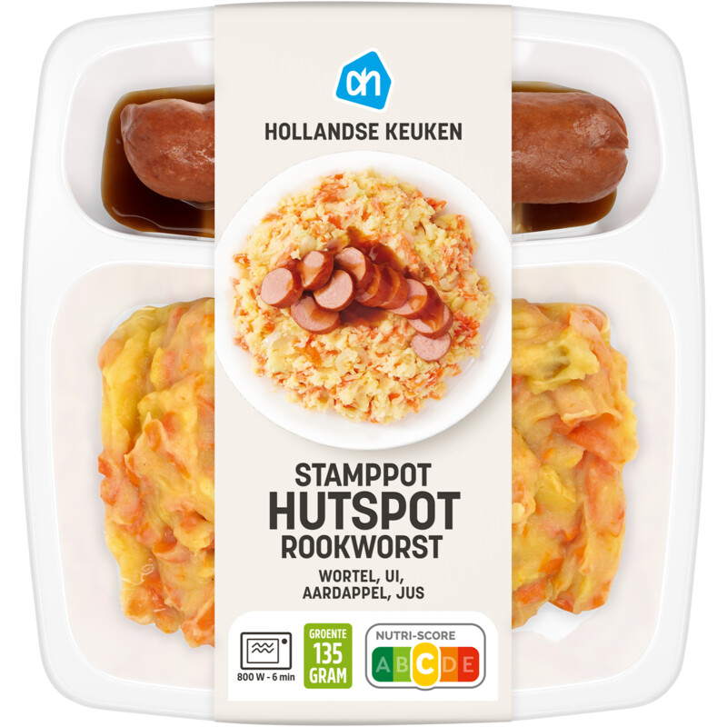 AH Stamppot hutspot met rookworst