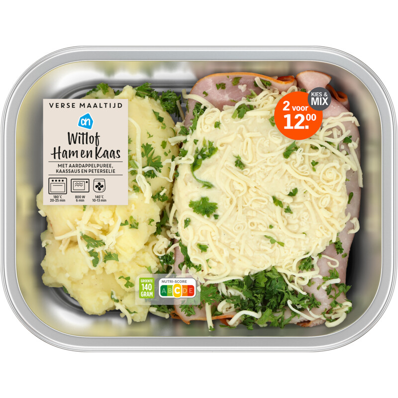 AH Verse maaltijd witlof ham kaas