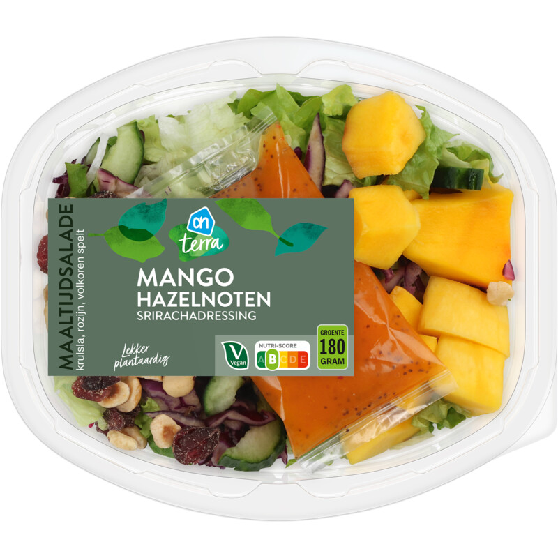 AH Terra Plantaardig maaltijdsalade mango hazel