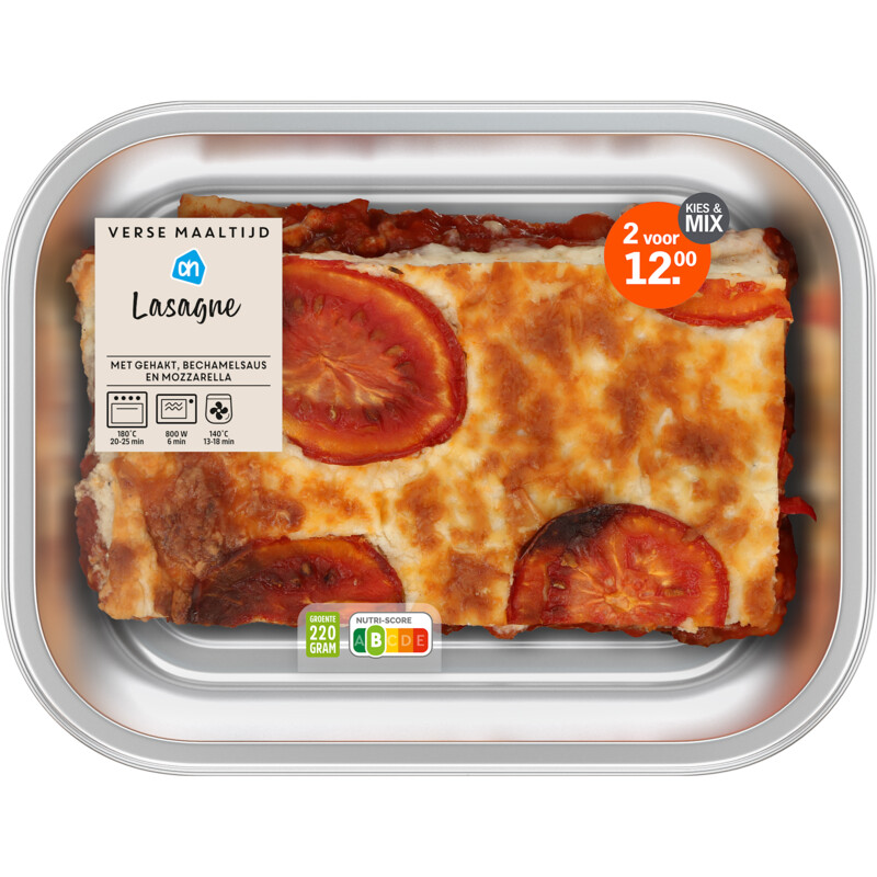 AH Verse maaltijd lasagne