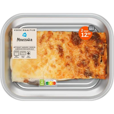 AH Verse maaltijd moussaka