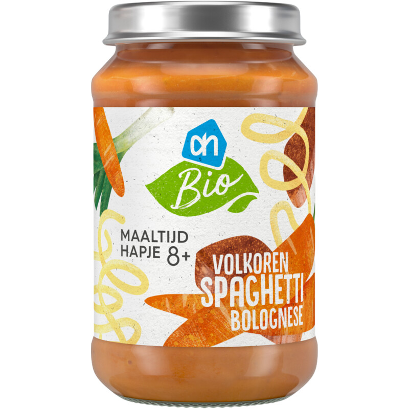 AH Biologisch Volkoren spaghetti bolognese 8m+