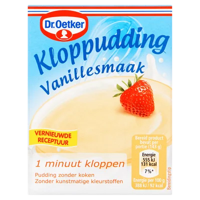 Dr. Oetker Kloppudding vanillesmaak