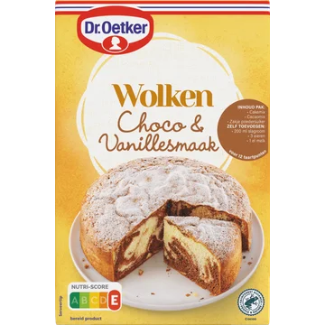 Dr. Oetker Wolken choco & vanillesmaak