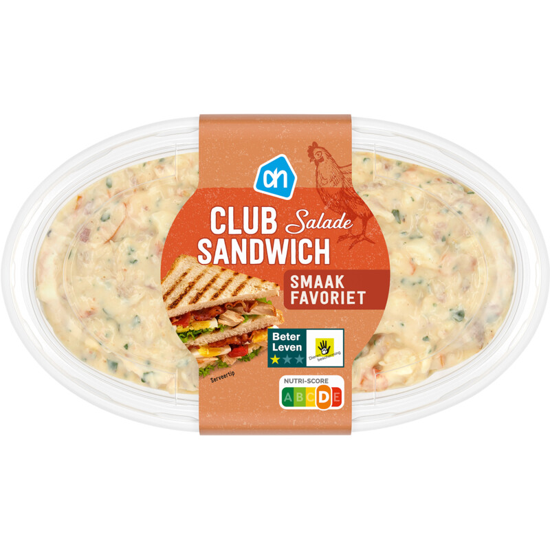 AH Club sandwich salade