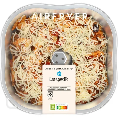 AH Airfryermaaltijd lasagnette