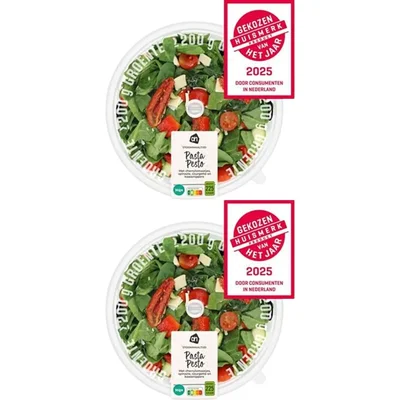 AH Stoommaaltijd pasta pesto 2-pack