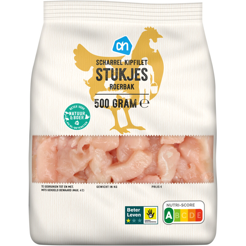 AH Scharrel kipfilet stukjes roerbak