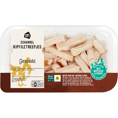 AH Scharrel kipfiletreepjes gerookt
