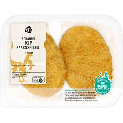 AH Scharrel kipkaasschnitzel 2 stuks