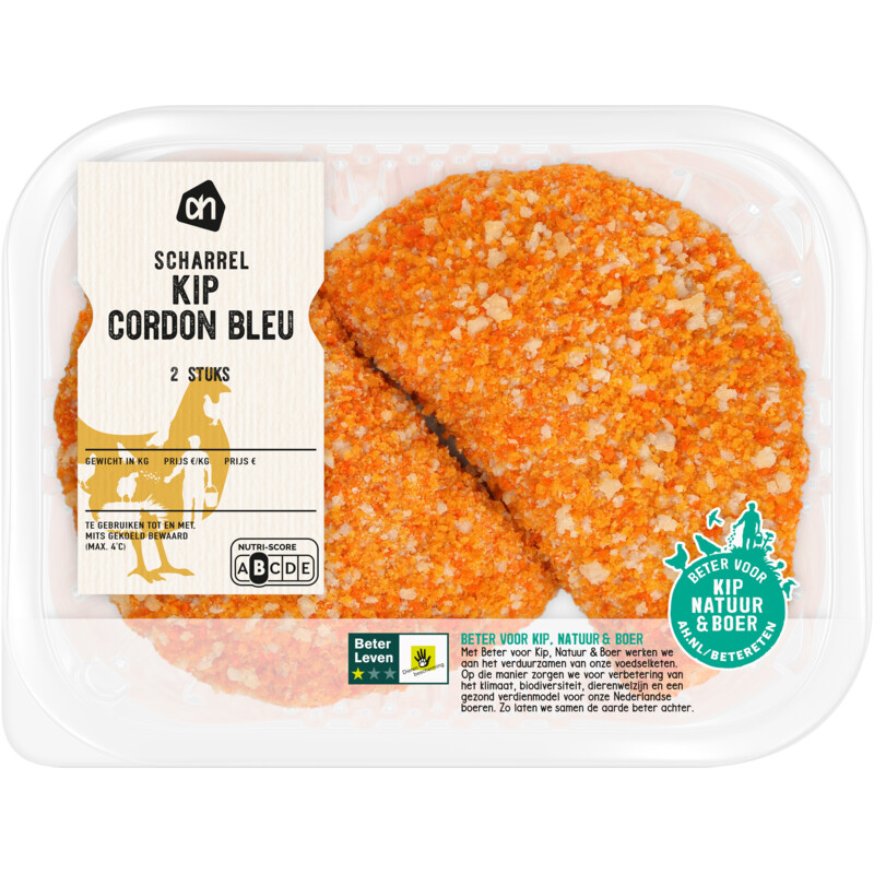 AH Scharrel kip cordon bleu 2 stuks