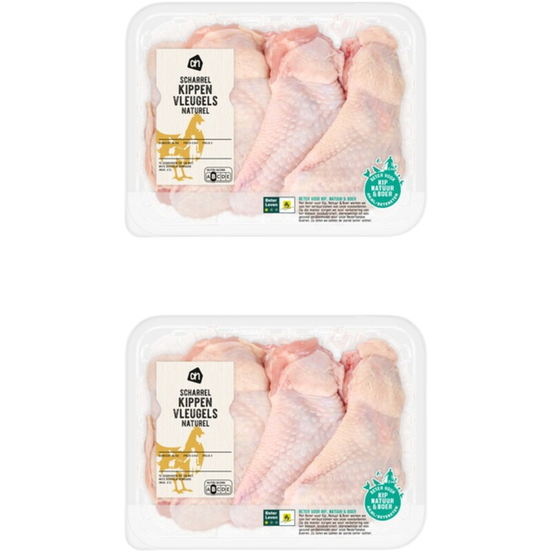 AH Scharrel kippenvleugels 2-pack