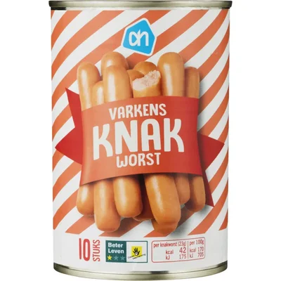 AH Varkens knakworst
