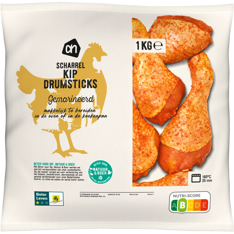 AH Scharrel kipdrumsticks gemarineerd