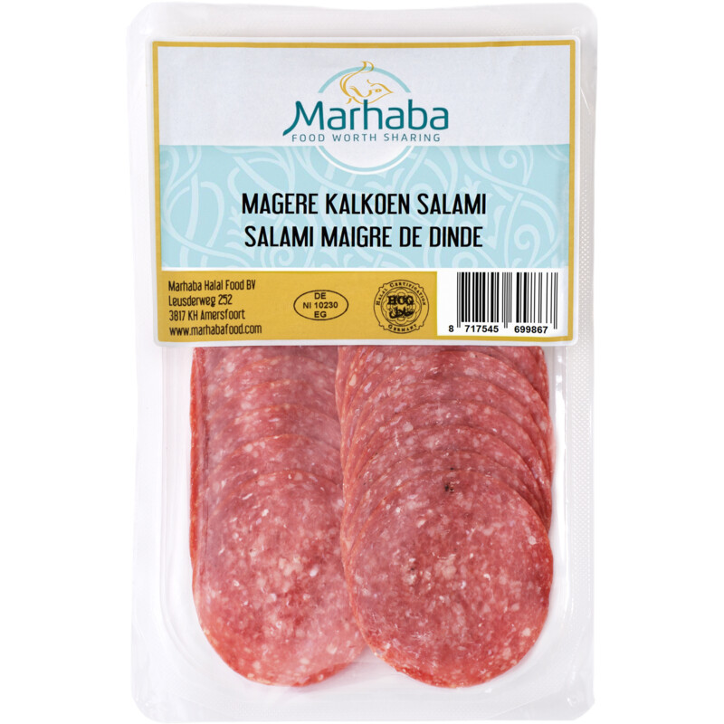 Marhaba Magere kalkoen salami