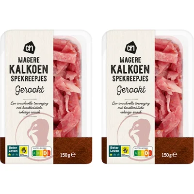 AH Magere spekreepjes kalkoen 2-pack