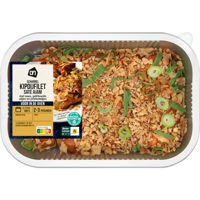 AH Ovenschotel scharrel kip sate ajam