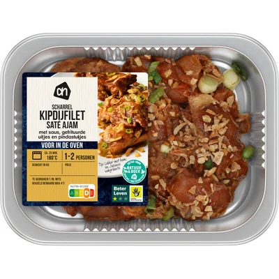 AH Ovenschotel klein scharrel kip sate ajam