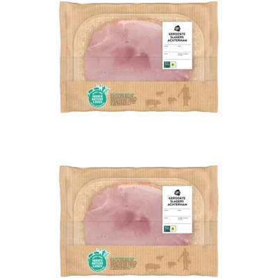 AH Gerookte slagersachterham 2-pack