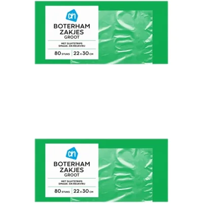 AH Boterhamzakjes 2-pack