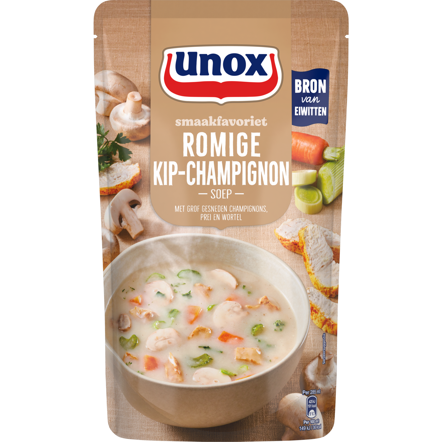 Unox Romige champignonsoep