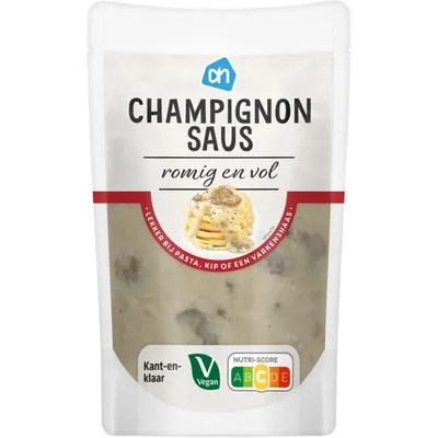 AH Champignon saus romig en vol