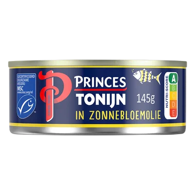 Princes Tonijnstukken in zonnebloemolie