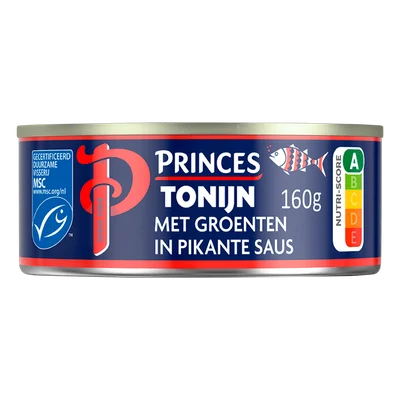 Princes Tonijnstukken groenten