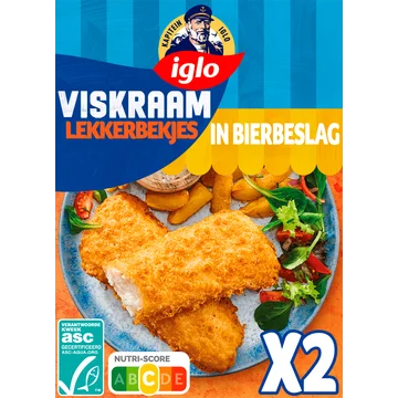 Iglo Viskraam lekkerbekjes in bierbeslag