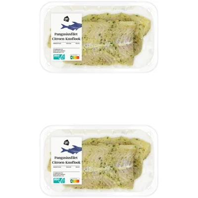 AH Pangasiusfilet knoflook-citroen 2-pack